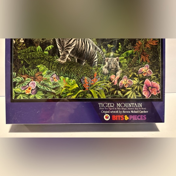 Bits & Pieces 1000 Pc Puzzle Tiger Mountain by Steven Michael Gardner Sealed - Picture 3 of 16